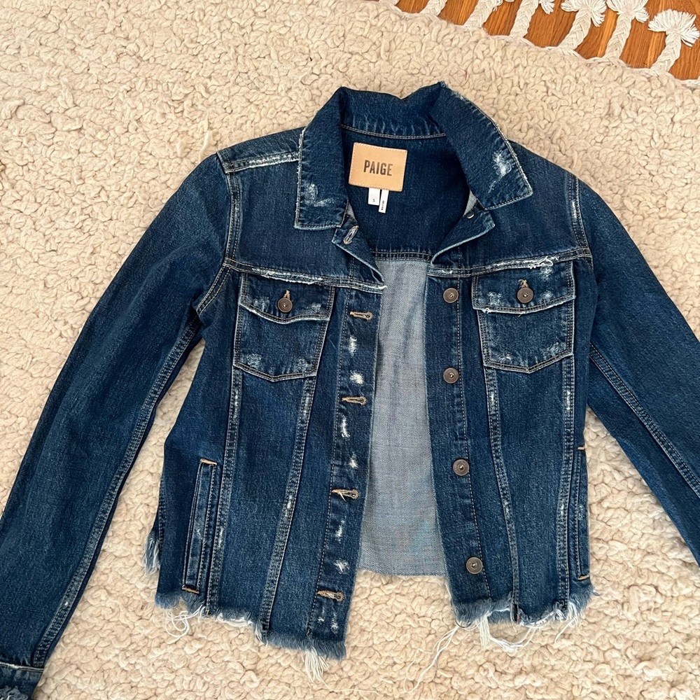 Paige denim jacket size small